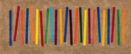 mata dywanik kolorowy Mixed Stripes 80x200cm