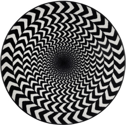 okrągła wycieraczka Circle-of-Illusion_115cm